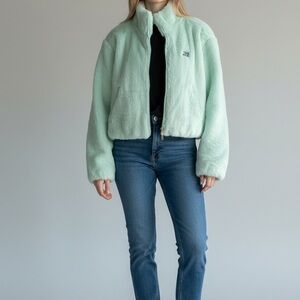 Never Worn Nike Mint Teddy Jacket